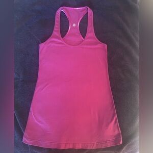 Lululemon Cool Racerback tank - reversible - purple - size 4